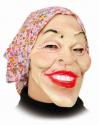 Maske Alte Frau mit Kopftuch 