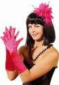 Satin-Handschuhe, pink 