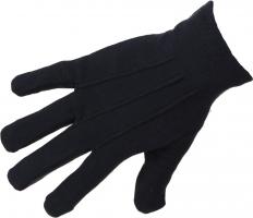 Handschuhe mit Biese, schwarz XL