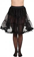 Petticoat schwarz, knielang  