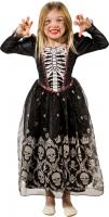 Totenkopf Kleid Halloween 140