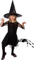 Halloween Kleid schwarz 164