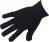 Handschuhe mit Biese, schwarz M